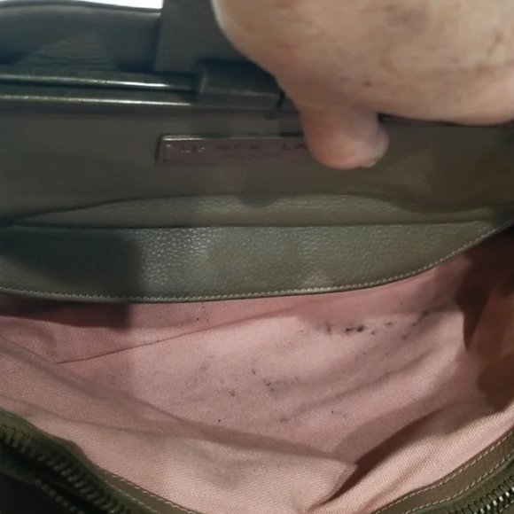 Derek Lam "Violet" Double Ram's Head Hobo Shoulder Bag in taupe - Picture 9 of 9